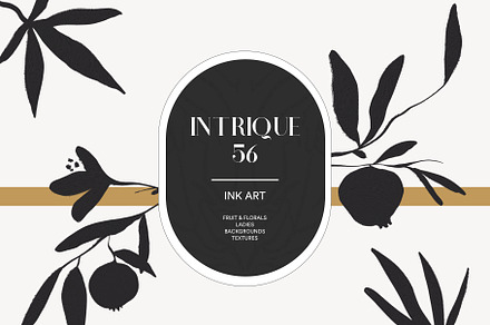 Intrique | Ink Abstract Florals