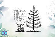 Charlie Brown Christmas Tree SVG PNG, an Object Graphic by FiveStarCrafting (Thumbnail 5 of 7)