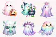 Halloween Pastel Iridescent Ghost, an Illustration by CreationArt (Thumbnail 5 of 5)