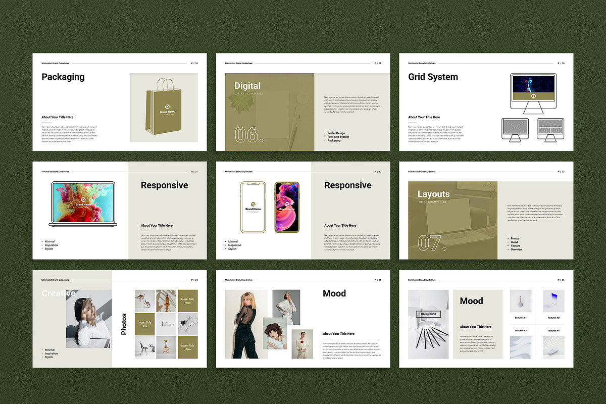 Brand Guideline Presentation, a Presentation Template by Spark_Creative (Photo 6 of 7)