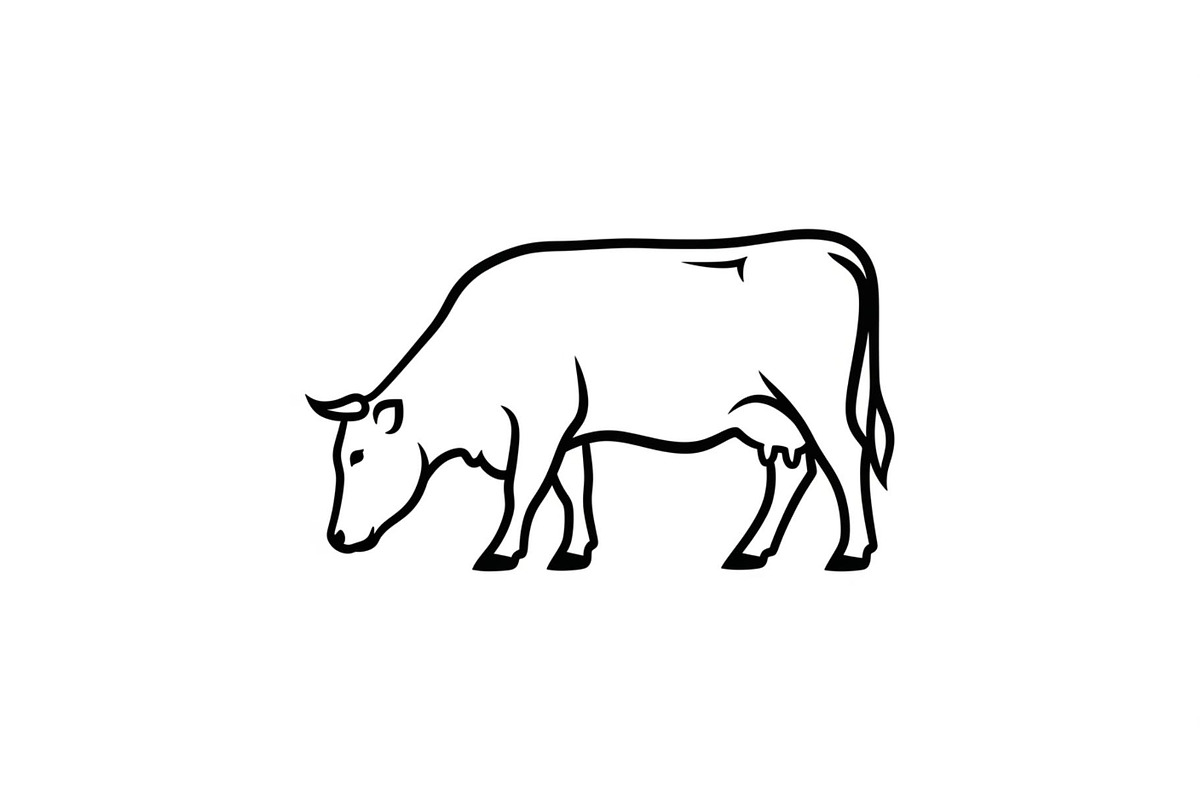 Farm Cow Silhouette Vector Bundle, an Illustration by Designs_River (Photo 16 of 51)
