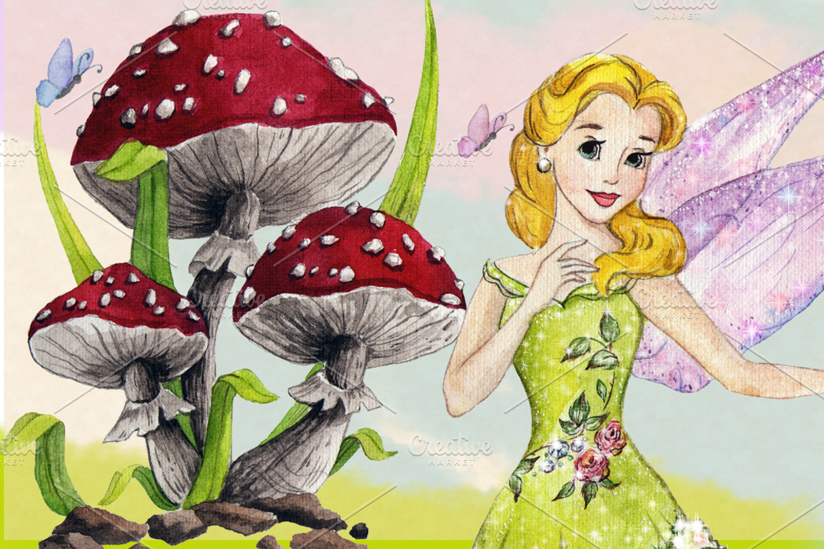 Fairies Clipart Images, an Illustration by Whimseez (Photo 5 of 5)