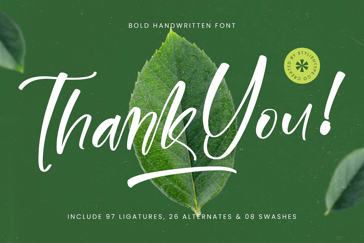 Junglend Bold Handwritten Font, a Script Font by stylishtype.co (Photo 20 of 20)