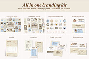 Nostalgic Branding Kit Canva, a Branding & Logo Template by Hell Yeah Designs (Thumbnail 6 of 19)