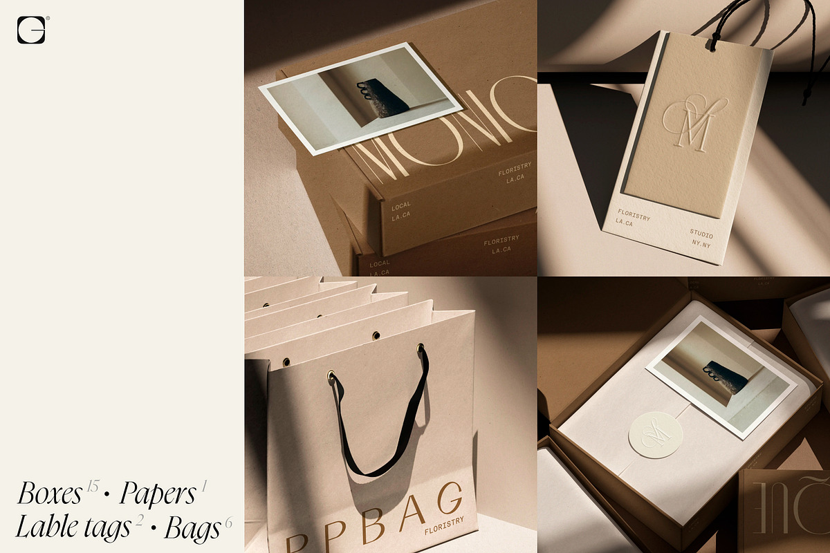 Mailing Box and Bag mockups, a Packaging Mockup by Creatoom (Photo 1 of 15)