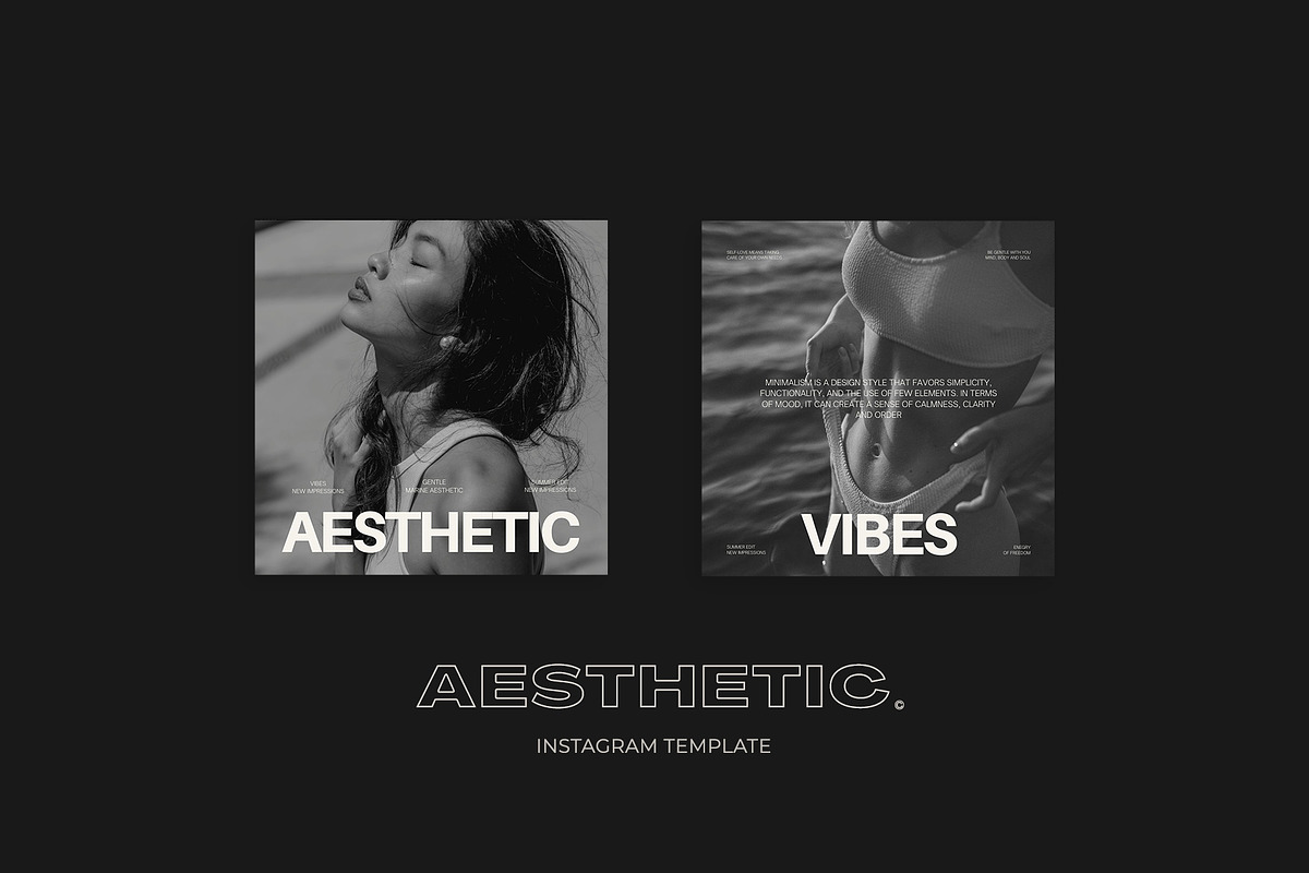 Aesthetic Instagram Templates IX, a Social Media Template by Instprofi | Studio Estimo (Photo 5 of 10)