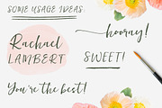 Heathrow Font, a Script Font by Angie Makes (Thumbnail 2 of 8)