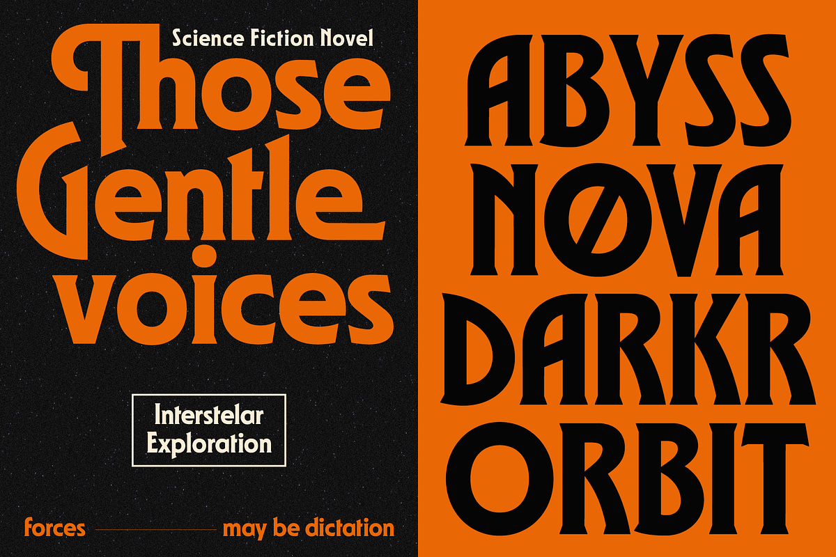 GW Astroform, a Serif Font by Goodwheel Studio (Photo 4 of 17)