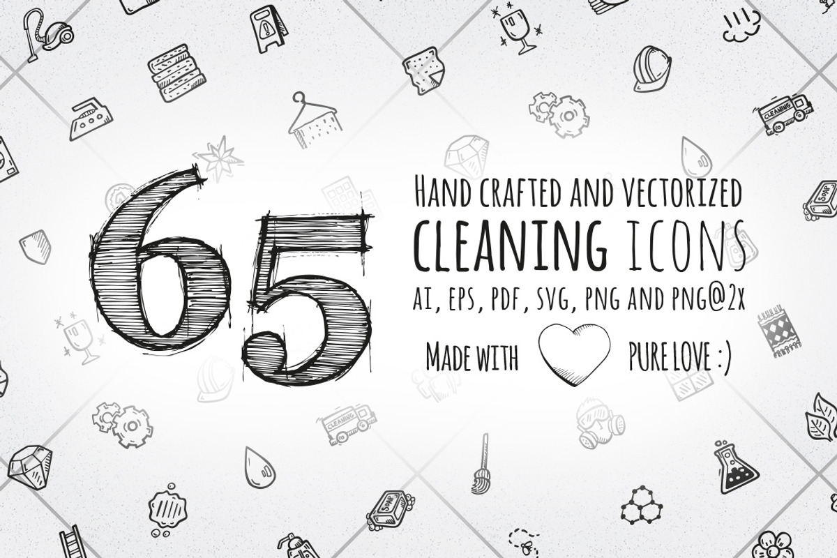 Cleaning - Hand Drawn Icons, an Icon by Good Stuff No Nonsense