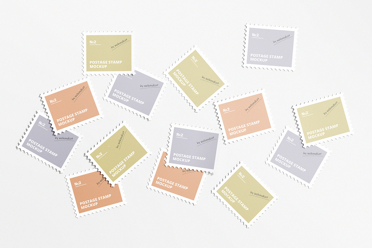 Postage Stamp Mockup 2, a Product Mockup by WebAndCat (Photo 18 of 20)