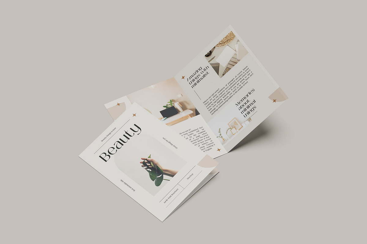 A5 Bifold Brochure Mockup