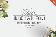 Wood Tail Font, a Handwritten Font by Graphicgo (Thumbnail 1 of 2)