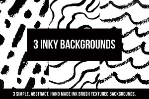 3 Inky Backgrounds