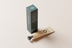 Used Cream Tube Mockups