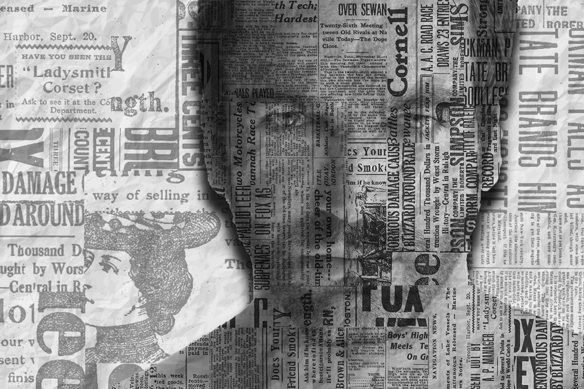 Paper print Photoshop Action preview 6
