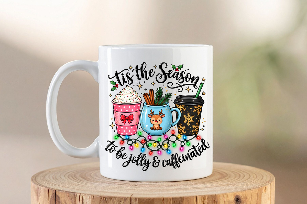Tis The Season To Be Jolly CoffeePNG, an Object Graphic by Zahyl Studio (Photo 6 of 7)