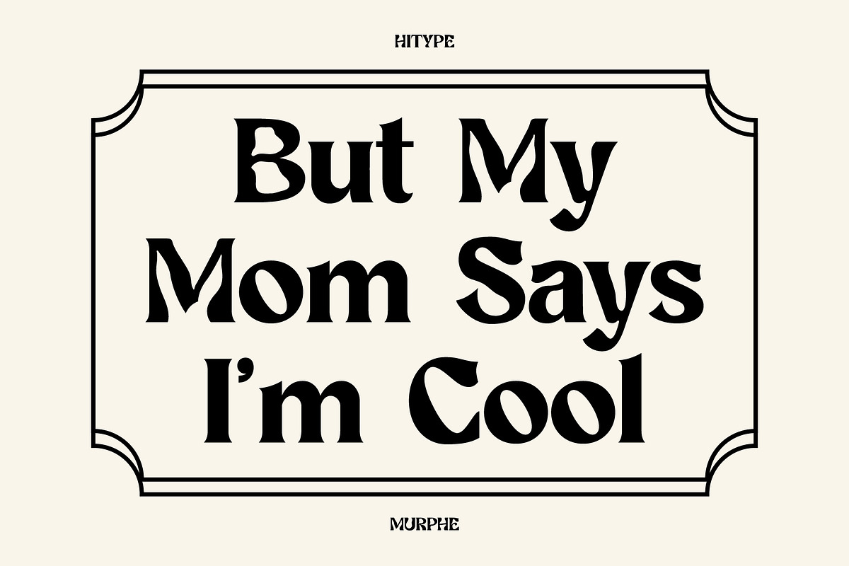 Murphe Display Typeface - Hitype, a Serif Font by Hitype (Photo 10 of 12)