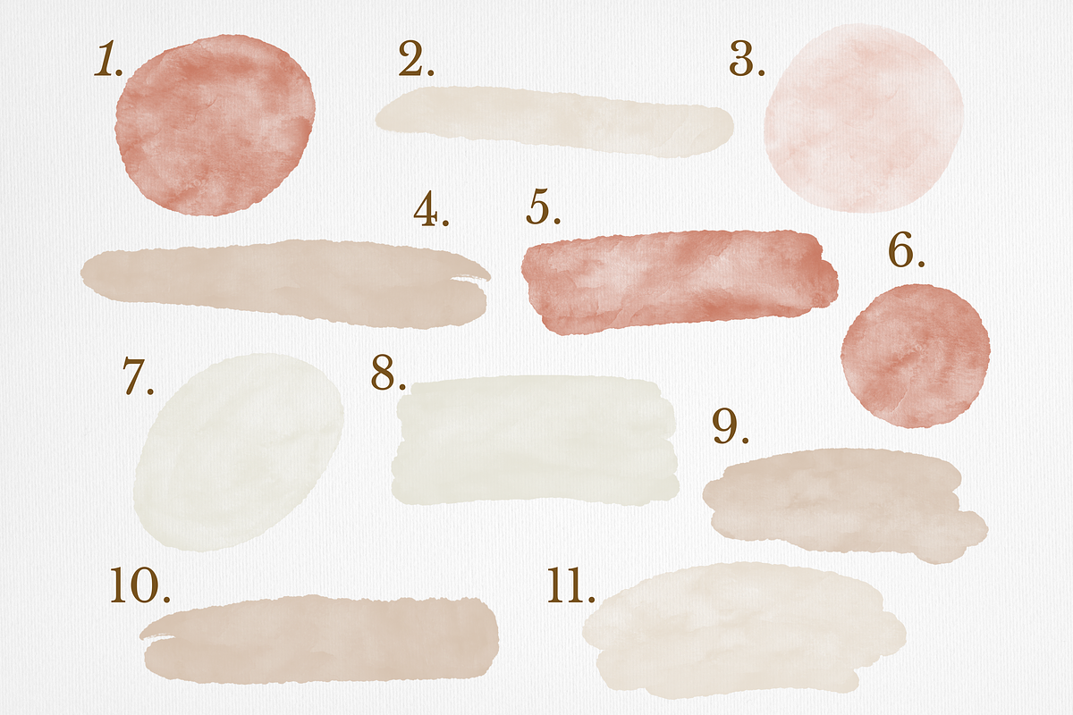 Contemporary Shapes and Gold Clipart, a Texture Graphic by Minky Moo Creations (Photo 5 of 14)