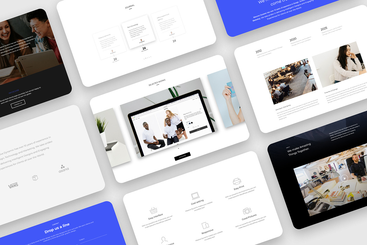 Creative Business WordPress Theme, a WordPress Template by Pixflow (Photo 4 of 11)
