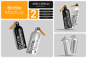 Bottle Mockup, a Product Mockup by Bartama Graphic