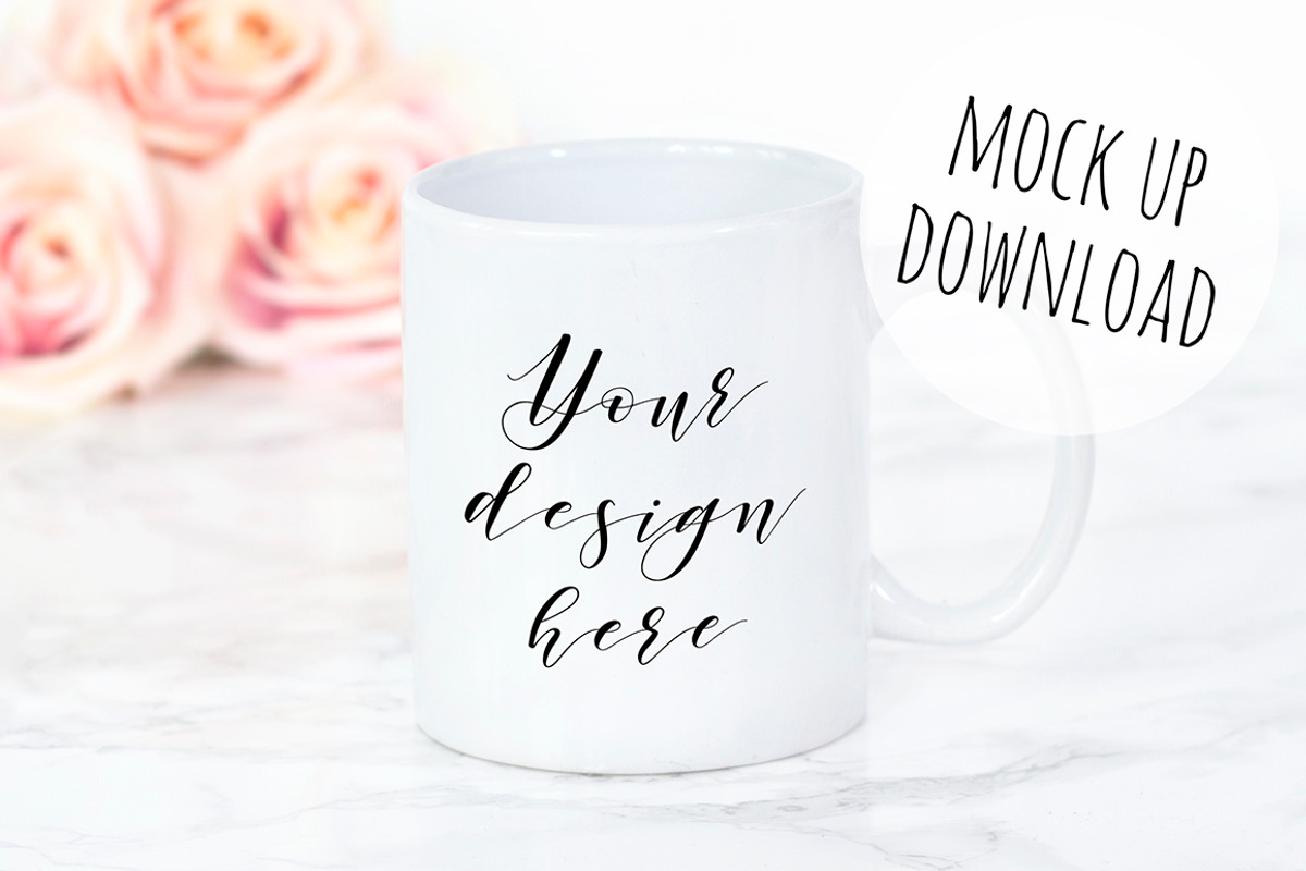 Pretty Mug Mockup Photograph, a Product Mockup by Pixomize (Photo 1 of 2)