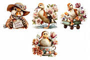 Cute Easter Ducks Clipart, an Illustration by Daily.Designs (Thumbnail 8 of 8)