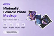 Minimalist Polaroid Photo Mockup PSD, a Merchandise Mockup by ianmikraz (Thumbnail 1 of 14)