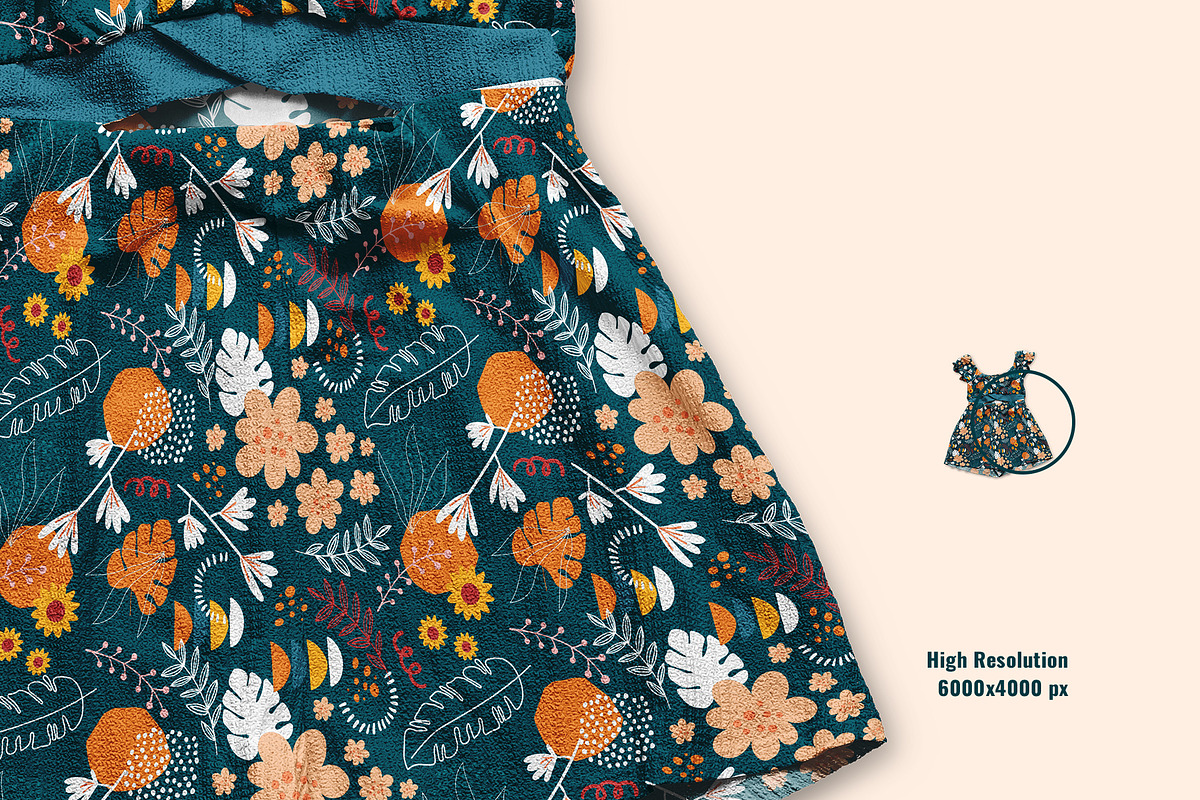 Female Jumpsuit Mini Scene Creator, an Apparel Mockup by Designertale (Photo 5 of 6)