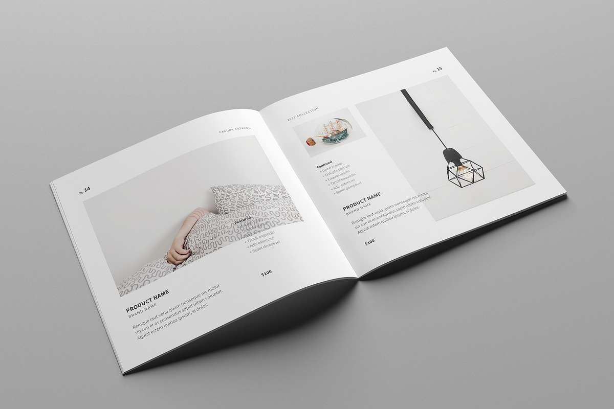 Minimal Square Catalog, a Brochure Template by Meenom Templates (Photo 13 of 14)