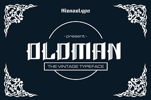 Oldman - A Vintage Font