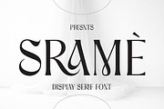 Srame - Modern Stylish Serif Font, a Serif Font by Typebae (Thumbnail 1 of 10)