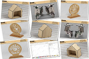 Lasercut Objects Scooter House Decor, a Design Template by AtacanDigital (Thumbnail 1 of 10)