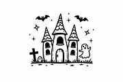 Spooky Halloween Clipart Set, an Illustration by BIPLOB EXPERT (Thumbnail 13 of 26)