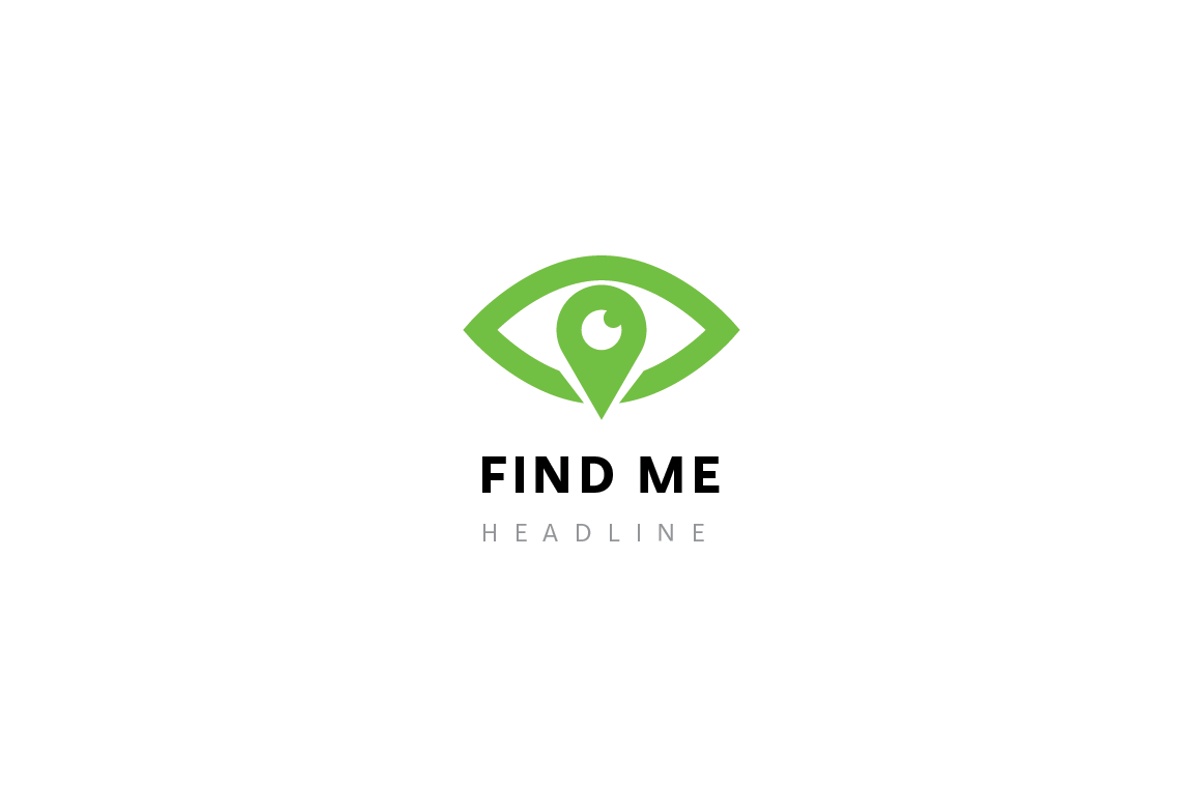 Find me logo template., a Branding & Logo Template by Anton Akhmatov