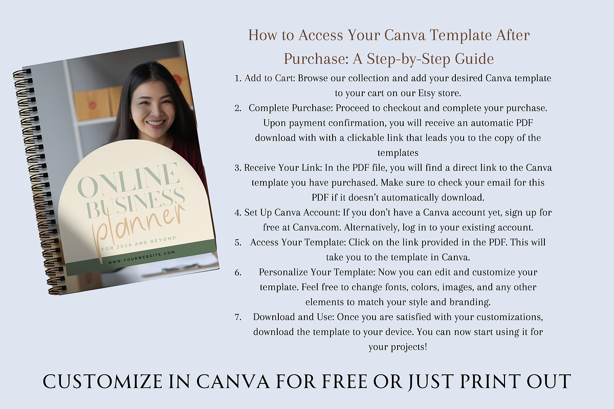 ONLINE BUSINESS PLANNER 2025, a Presentation Template by Daring Digies (Photo 7 of 8)