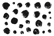 Set of ink blots and splashes, a Texture Graphic by DikayaMiau (Thumbnail 3 of 6)