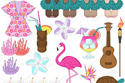 Aloha Clipart PNG | Summer Stickers, an Object Illustration by GlamArtZhanna (Thumbnail 3 of 3)