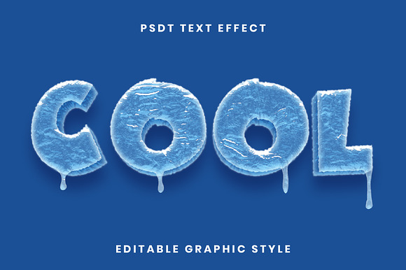 Ice Drip 3D Text Effect preview 2