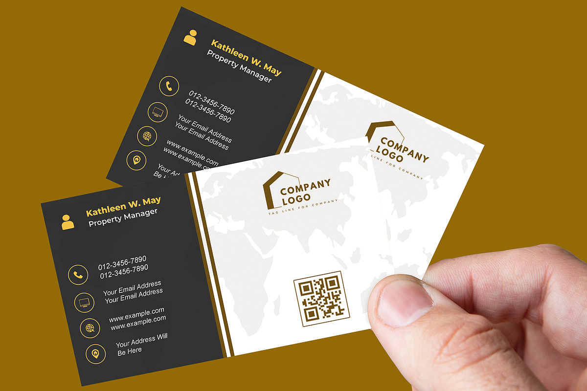 Clean Business Card Template preview 4