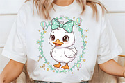 Preppy Valentines Goose Png,, an Illustration by Designking (Thumbnail 4 of 6)