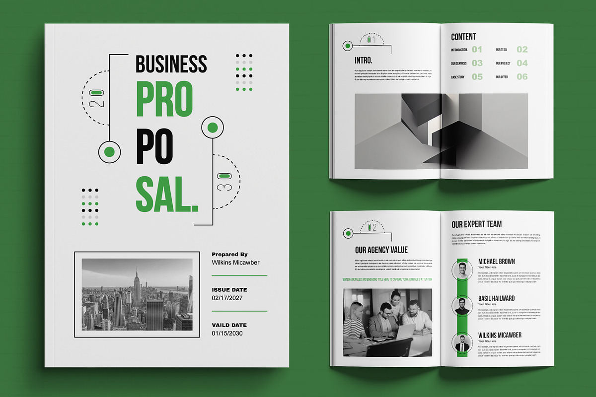 Business Proposal Design, a Brochure Template by MightyDesign (Photo 1 of 6)