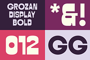 Grozan - Bold Display Typeface, a Sans Serif Font by roomspace creative lab (Thumbnail 6 of 10)