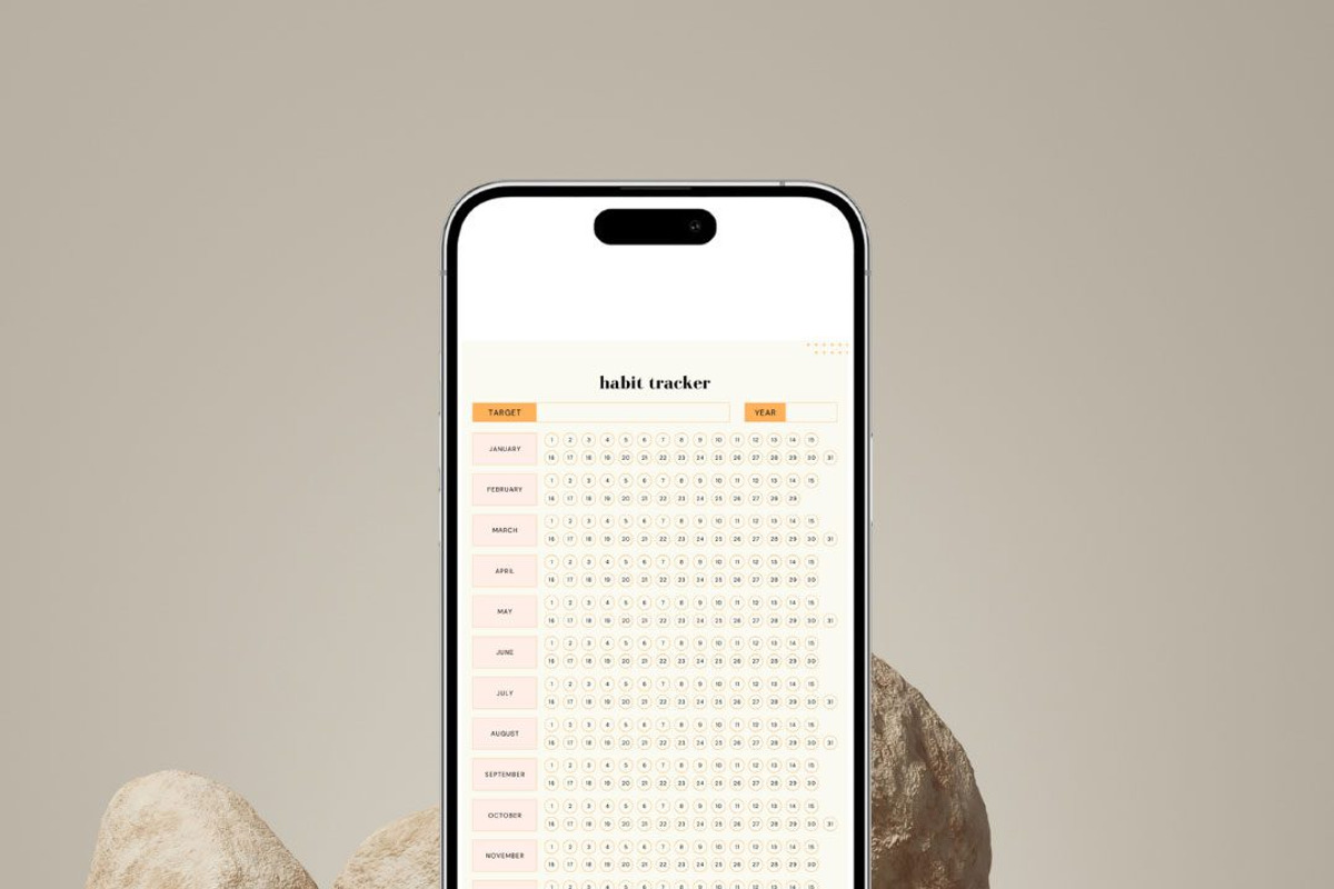 PLR/MRR Habit Tracker Checklist -DFY, a Stationery Template by Brand Your Biz Co. (Photo 3 of 9)