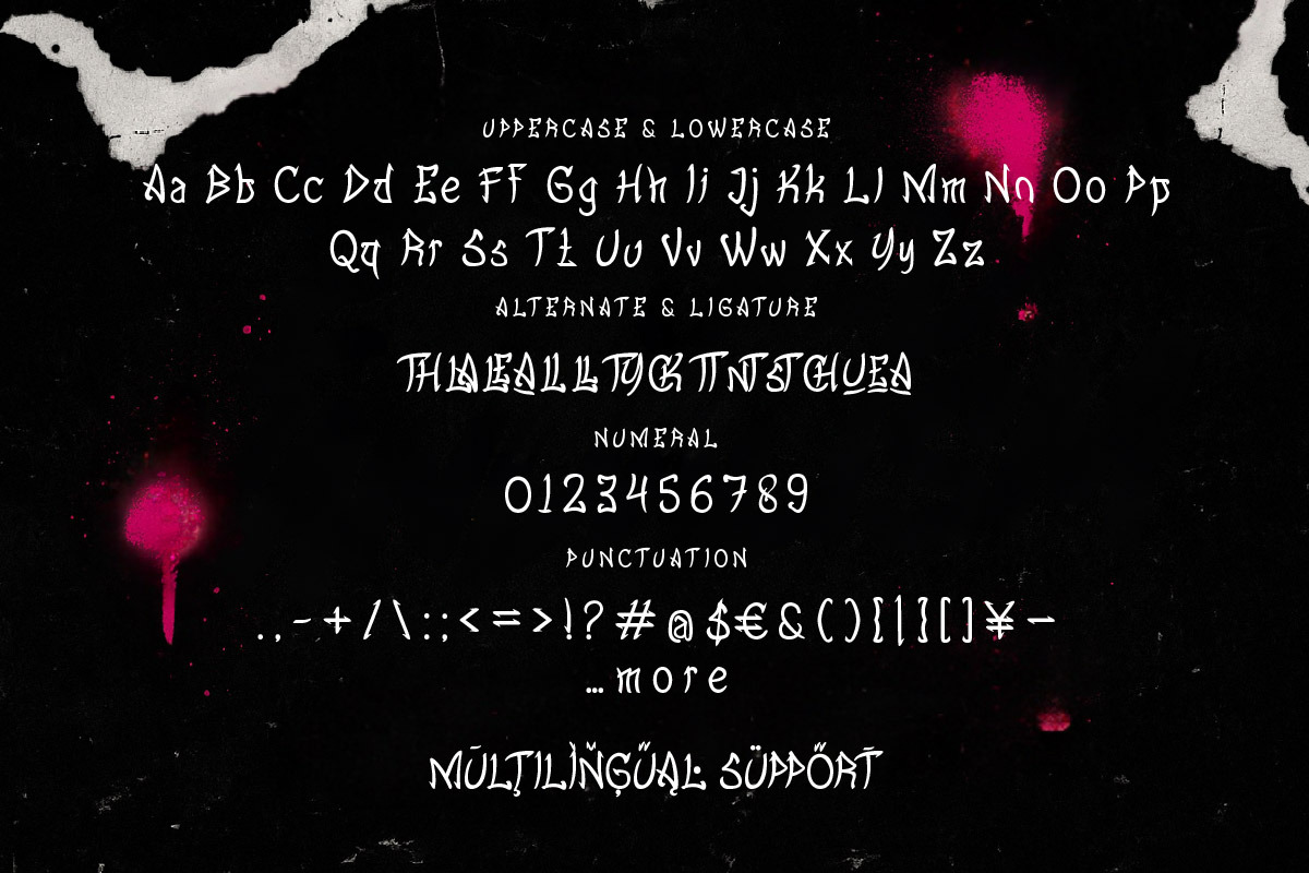 Crack Chaking - Street Graffiti Font, a Handwritten Font by twinstd (Photo 4 of 9)