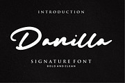 Danilla, a Handwritten Font by typeline studio (Thumbnail 1 of 6)