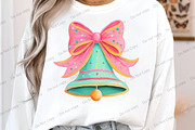 Coquette Christmas Bell Png, an Illustration by Libby Wishes (Thumbnail 6 of 8)