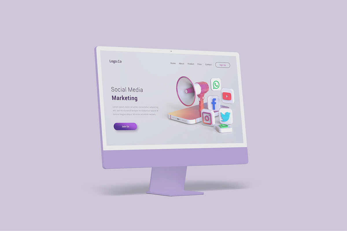 iMac Desktop Mockup Bundles, a Mac Mockup by Graphic Aesthetic (Photo 7 of 22)