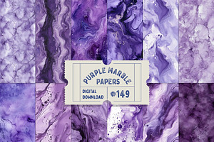 Purple Marble Texture Seamless