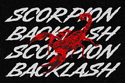Death Strike – Aggressive Brush Font, a Blackletter Font by Blankids Studio (Thumbnail 9 of 10)