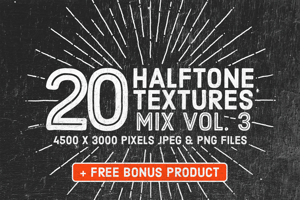 50% OFF: 80 Halftone Textures Bundle preview 4
